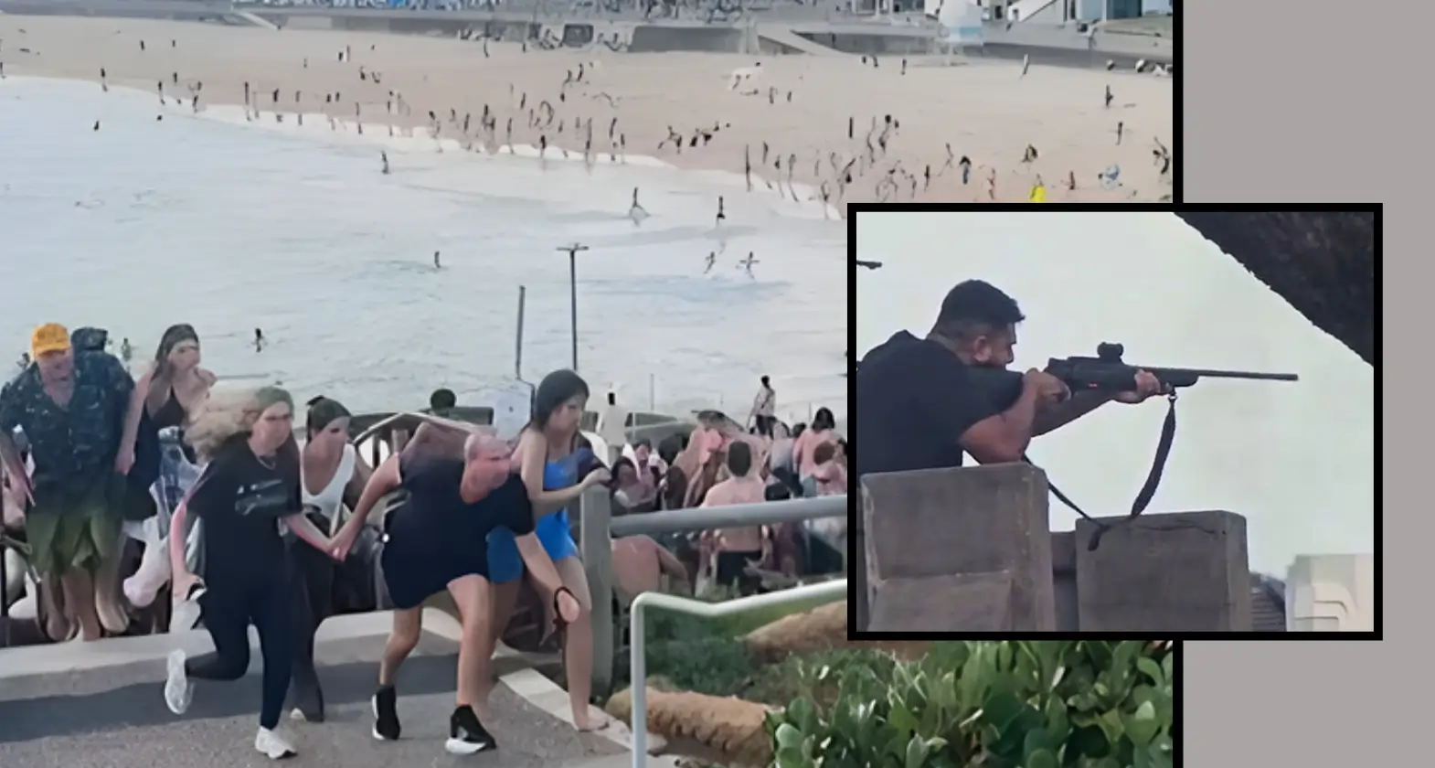 syndey bondi beach fire