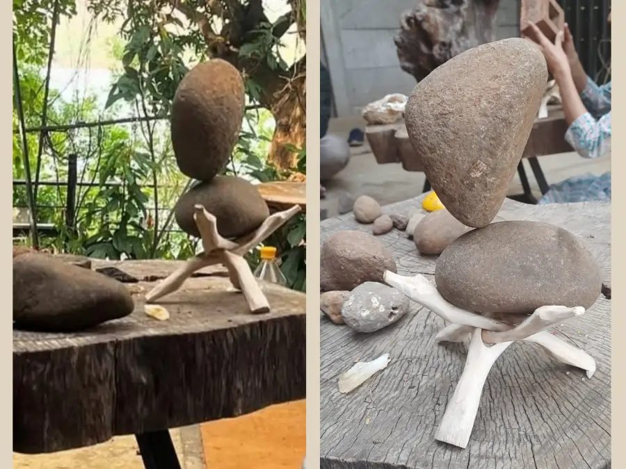 rock balancing