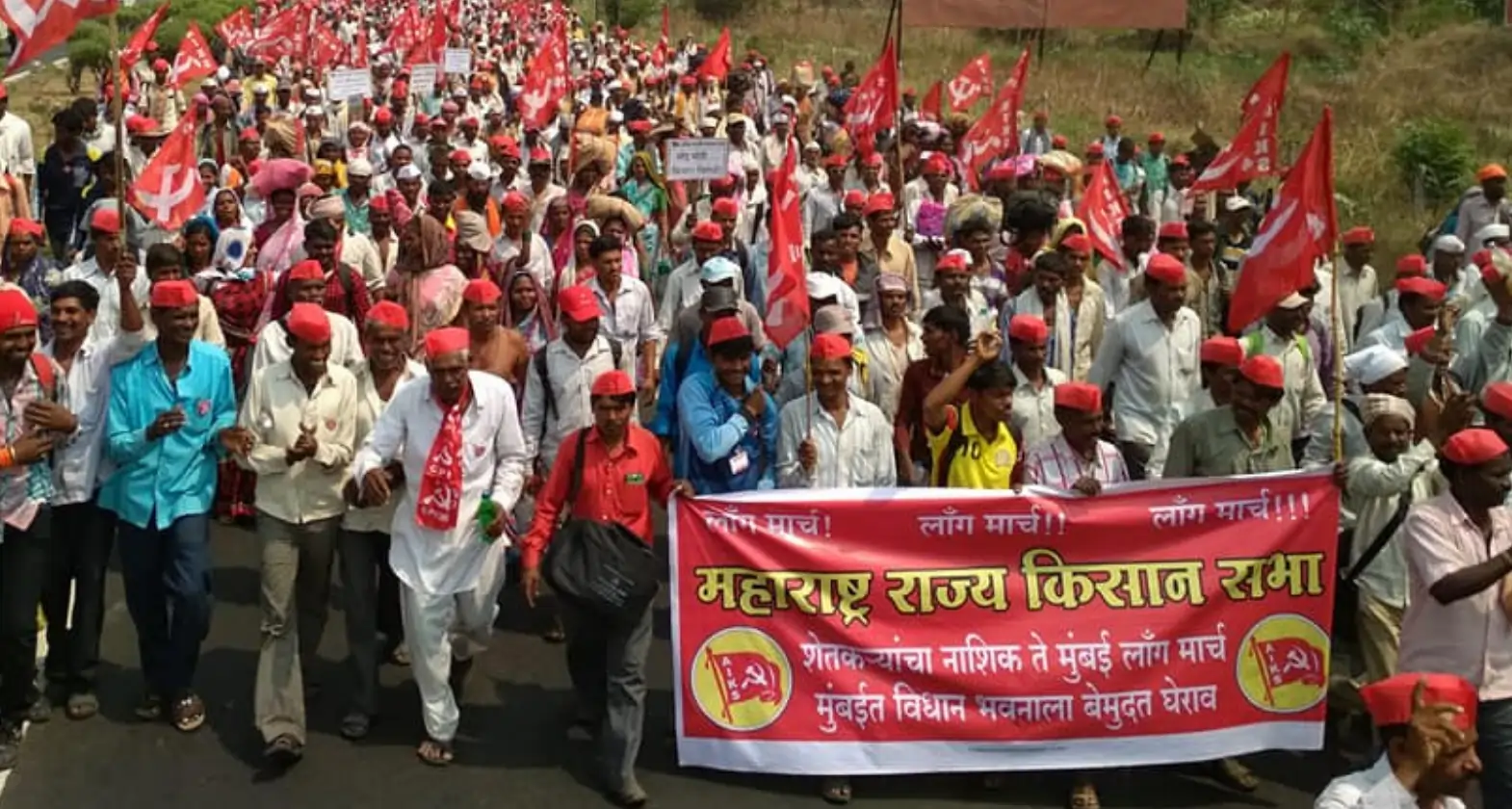 farmers long march