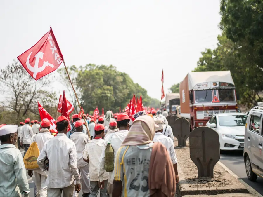 farmers long march