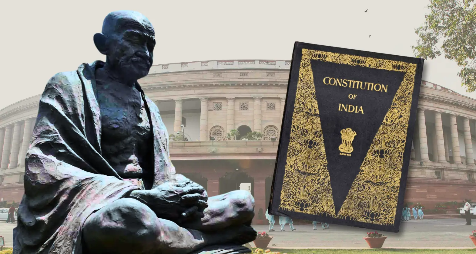 mahatma gandhi and constitution