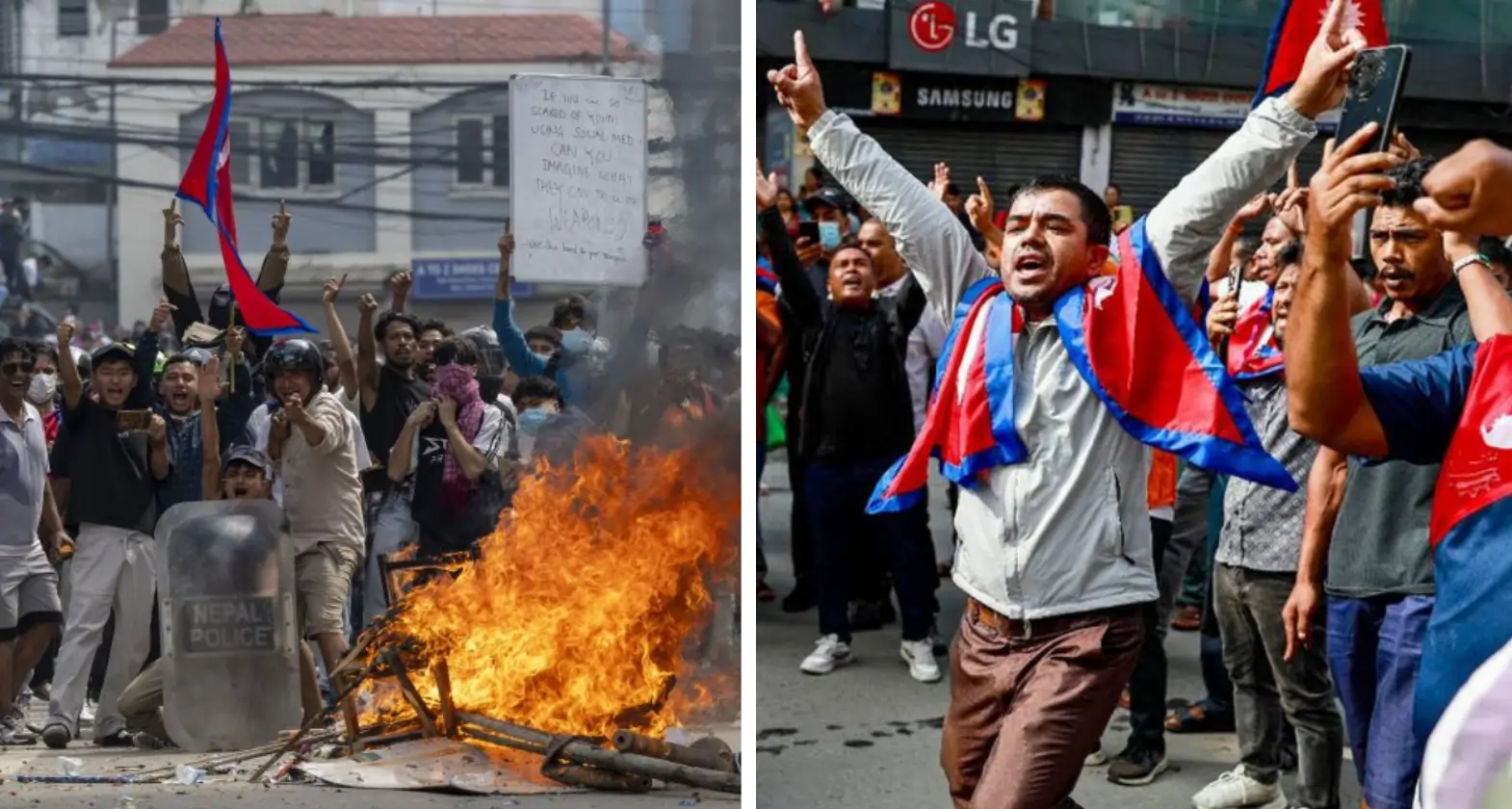 nepal protest