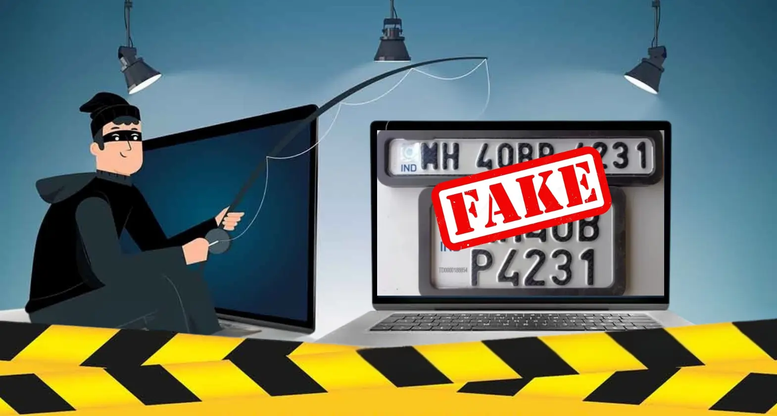 online number plate fraud